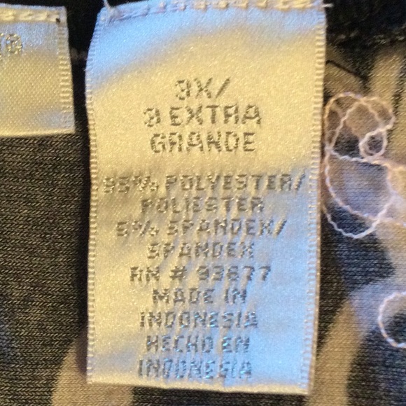 🌟 Worthington Black with White Outlined Flowers - Picture 5 of 12